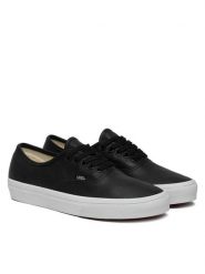Vans Tenisówki Authentic VN000EGABPB1 Czarny. Czarne trampki Vans, bez wzorów, ze skóry, bez zapięcia. Za 399.99 zł.