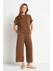 Rich & Royal Koszulka w kolorze jasnobrązowym rozmiar: XS. Brązowe bluzki Rich & Royal, xs, bez wzorów, bez kołnierzyka, bez ramiączek. Za 169.95 zł.