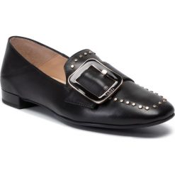 Mokasyny HÖGL - 8-101720 Schwarz 0100. Czarne mokasyny Högl, z aplikacjami, ze skóry, bez obcasa. Za 619.00 zł.