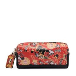 Kosmetyczka Mickey&Friends. Czerwone kufry i kosmetyczki Mickey&Friends, bez wzorów, bez dodatków. Za 49.99 zł.