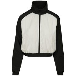 Damska miejska klasyczna parka z marszczonym kołnierzem. Białe kurtki sportowe Urban Classics, na zimę, bez wzorów, bez kaptura. Za 191.00 zł.