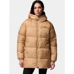 Płaszcz Zimowy Damski Columbia Puffect II Mid. Brązowe płaszcze Columbia, na zimę, bez wzorów, bez kaptura. Za 729.00 zł.