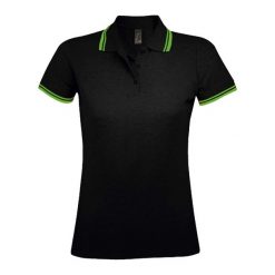 Damska Koszulka Polo Pasadena. Czarne koszulki polo SOL'S, m, bez wzorów, bez kołnierzyka, bez ramiączek. Za 106.99 zł.