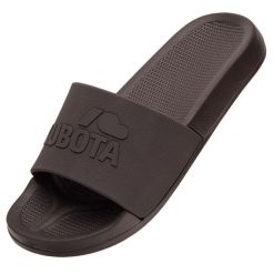 Kubota Klapki Basenowe Basic Plain. Brązowe klapki Kubota, bez wzorów, bez obcasa. Za 99.99 zł.