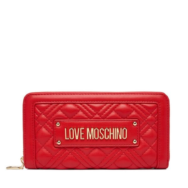 Portfel LOVE MOSCHINO. Czerwone portfele Love Moschino, bez wzorów. Za 439.99 zł.