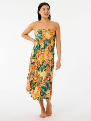 Rip Curl Sukienka "Brazilian Soul" ze wzorem rozmiar: XXS. Sukienki Rip Curl, xxs, bez wzorów, bez kołnierzyka, bez ramiączek, maxi, rozkloszowane. Za 162.95 zł.
