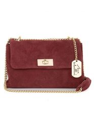 Anna Morellini Skórzana torebka "Marchesa" w kolorze bordowym - 21 x 14 x 9,5 cm rozmiar: onesize. Czerwone torby na ramię Anna Morellini, bez wzorów, z materiału, na ramię, bez dodatków. Za 173.99 zł.