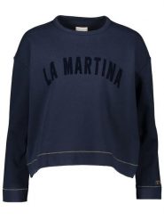 La Martina Bluza w kolorze granatowym rozmiar: XL. Niebieskie bluzy La Martina, xl, bez wzorów, z bawełny, bez kaptura. Za 251.53 zł.