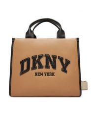 DKNY Torebka R52AZR57 Brązowy. Brązowe torebki klasyczne DKNY, bez wzorów, ze skóry, bez dodatków. Za 659.99 zł.