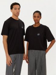 Filling Pieces T-Shirt Unisex Embroidered Knot 7449986 Czarny Regular Fit. Czarne t-shirty Filling Pieces, l, bez wzorów, z bawełny, bez kołnierzyka, bez ramiączek. Za 199.99 zł.