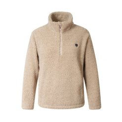 Bluza jeździecka damska Teddy beżowa. Brązowe bluzy sportowe COVALLIERO, l, bez wzorów, z materiału, bez kaptura. Za 269.99 zł.
