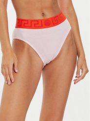 Versace Figi klasyczne z wysokim stanem AUD01050 1A1001 Różowy. Czerwone figi VERSACE, bez wzorów, z bawełny. Za 199.99 zł.