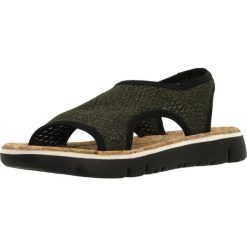 Sandały CAMPER ORUGA Zielony. Zielone sandały Camper, bez wzorów, z tkaniny, bez obcasa, bez zapięcia. Za 256.99 zł.