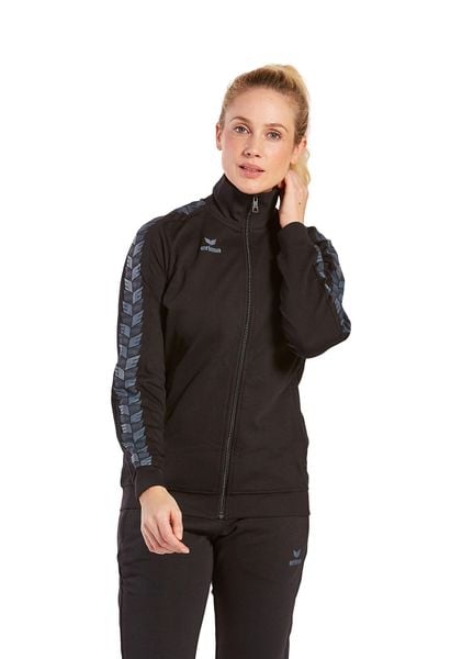 Damska bluza dresowa Erima Essential Team. Czarne bluzy Erima, bez wzorów, z dresówki, bez kaptura. Za 216.00 zł.