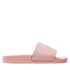 Klapki Off-White. Czerwone klapki OFF-WHITE, bez wzorów, bez obcasa. Za 529.99 zł.