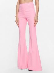 Nissa Spodnie materiałowe P13934 Różowy Regular Fit. Czerwone spodnie materiałowe Nissa, bez wzorów, z materiału. Za 639.99 zł.