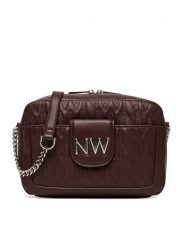 Nine West Torebka CEO-Astoria-Allure-01-LX10166 Bordowy. Czerwone torebki klasyczne Nine West, bez wzorów, z materiału, bez dodatków. Za 299.99 zł.