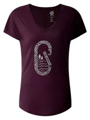 Dare 2b Koszulka sportowa "Serene Tee" w kolorze fioletowym rozmiar: 38. Różowe koszulki sportowe Dare 2b, bez wzorów, z wiskozy, bez ramiączek, outdoorowe. Za 70.24 zł.