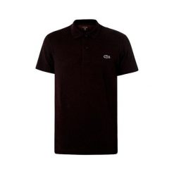 Polo Lacoste Core Performance. Czarne koszulki polo Lacoste, bez wzorów, bez kołnierzyka, bez ramiączek. Za 385.60 zł.