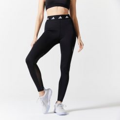 Legginsy fitness damskie Adidas. Legginsy Adidas, l, bez wzorów, z materiału. Za 119.99 zł.