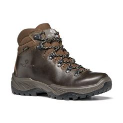 Buty trekkingowe damskie Scarpa Terra GTX brązowe wodoodporne. Brązowe trekkingi Scarpa, trekkingowe. Za 739.99 zł.