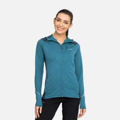 Bluza damska VIKING Birger Lady rozpinana z kapturem. Niebieskie bluzy Viking, l, bez wzorów, z elastanu, z kapturem. Za 349.90 zł.
