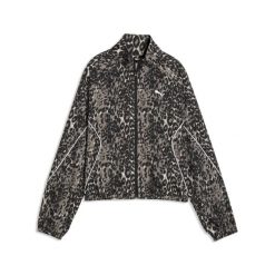 Damska luźna bluza dresowa z zamkiem PUMA Sport Animal Printed PUMA. Szare bluzy sportowe Puma, na jesień, s, bez wzorów, z dresówki, bez kaptura. Za 279.00 zł.