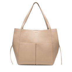 Torebka Gino Rossi. Brązowe shopper Gino Rossi, bez wzorów, bez dodatków. Za 179.99 zł.