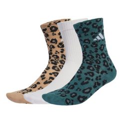 Skarpety Leopard Print Sock 3 Pair Pack. Białe skarpety Adidas, bez wzorów. Za 99.95 zł.