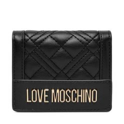 Portfel LOVE MOSCHINO. Czarne portfele Love Moschino, bez wzorów. Za 399.99 zł.