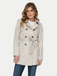 ONLY Trencz Valerie 15191821 Beżowy Regular Fit. Brązowe płaszcze Only, m, bez wzorów, z syntetyku, bez kaptura. Za 179.99 zł.