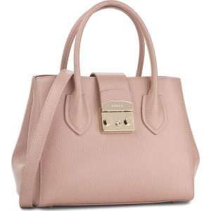 Torebka FURLA - Metropolis 921175 B BMN3 ARE Moonstone. Czerwone torebki klasyczne Furla, bez wzorów, ze skóry, duże, bez dodatków. W wyprzedaży za 739.00 zł.
