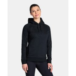 Damska bawełniana bluza z kapturem Kilpi SOHEY-W. Czarne bluzy Kilpi, m, bez wzorów, z bawełny, z kapturem. Za 189.67 zł.