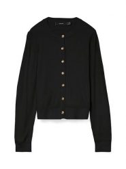 Vero Moda Kardigan w kolorze czarnym rozmiar: XS. Czarne kardigany Vero Moda, xs, bez wzorów. Za 79.40 zł.