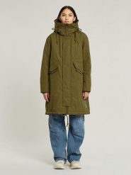 G-Star Parka w kolorze khaki rozmiar: XS. Brązowe parki G-Star, xs, retro, bez kaptura. Za 368.09 zł.