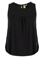 Roadsign Top w kolorze czarnym rozmiar: S. Czarne topy Roadsign, s, bez wzorów, z bawełny, bez kołnierzyka, bez ramiączek. Za 43.99 zł.