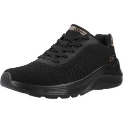 Buty SKECHERS BOBS SQUAD WAVES CURRENT Czarny. Czarne trekkingi Skechers, z materiału, trekkingowe. Za 249.99 zł.