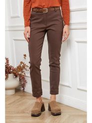 Joséfine Spodnie "Lorial" w kolorze brązowym rozmiar: M. Brązowe spodnie materiałowe Joséfine, m, bez wzorów, z materiału. Za 113.63 zł.