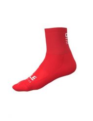 Skarpetki rowerowe Alé Cycling Strada 2.0. Czerwone skarpety ALÉ CYCLING, bez wzorów, z elastanu. Za 108.65 zł.