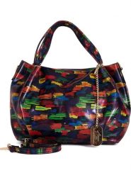 Anna Morellini Skórzana torebka "Anna Signature" ze wzorem - 27 x 20 x 13 cm rozmiar: onesize. Torby na ramię Anna Morellini, bez wzorów, z materiału, przez ramię, bez dodatków. Za 260.99 zł.