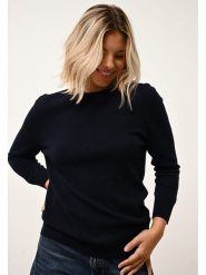 Just Cashmere Kaszmirowy sweter "Janice" w kolorze granatowym rozmiar: XL. Niebieskie swetry Just Cashmere, xl, bez wzorów, z kaszmiru, bez ramiączek. Za 367.22 zł.