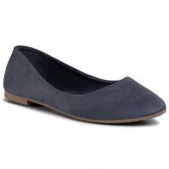 BASSANO WS9850-01A Szary. Szare baleriny Bassano, bez wzorów, z materiału, bez obcasa. Za 39.99 zł.