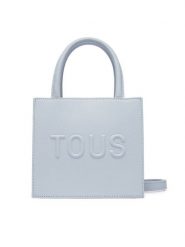 TOUS Torebka Cube 2002373933 Niebieski jasny. Niebieskie torebki klasyczne Tous, bez wzorów, ze skóry, bez dodatków. Za 499.99 zł.