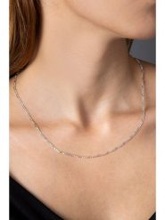 Lodie Silver Srebrny naszyjnik - dł. 50 cm rozmiar: onesize. Szare naszyjniki Lodie Silver, srebrne. Za 70.24 zł.