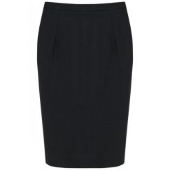 Damska prosta spódnica Kariban Premium. Czarne spódnice KARIBAN, na co dzień, bez wzorów, eleganckie, proste. W wyprzedaży za 275.50 zł.