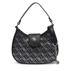 Torebka Guess. Czarne torebki klasyczne Guess, z aplikacjami, bez dodatków. Za 294.99 zł.