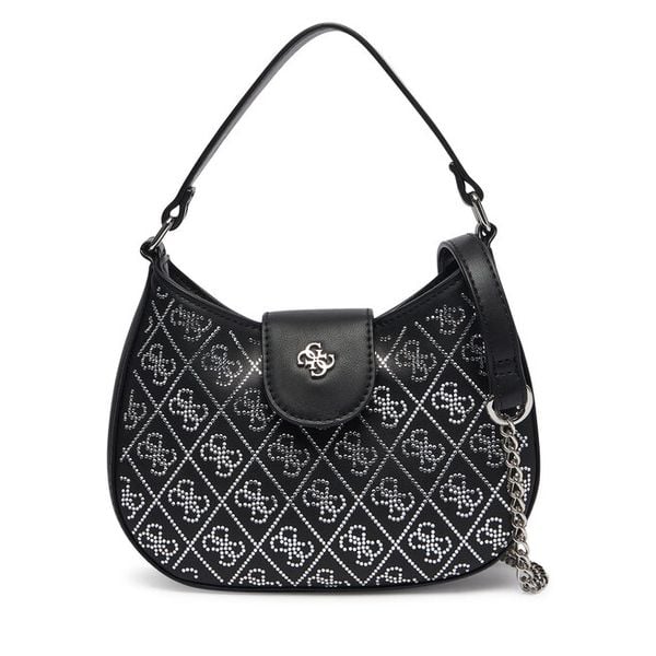Torebka Guess. Czarne torebki klasyczne Guess, z aplikacjami, bez dodatków. Za 294.99 zł.