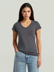 G-Star Koszulka w kolorze antracytowym rozmiar: XXS. Czarne bluzki G-Star, xxs, bez wzorów, z bawełny, retro, bez kołnierzyka, bez ramiączek. Za 78.66 zł.