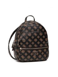 Guess Plecak Manhattan (PG) HWPG69 94320 Brązowy. Brązowe plecaki Guess, z aplikacjami, ze skóry. Za 409.99 zł.