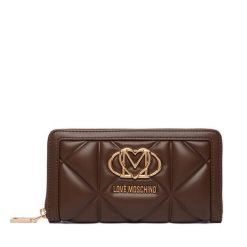 Portfel LOVE MOSCHINO. Brązowe portfele Love Moschino, bez wzorów. Za 529.99 zł.